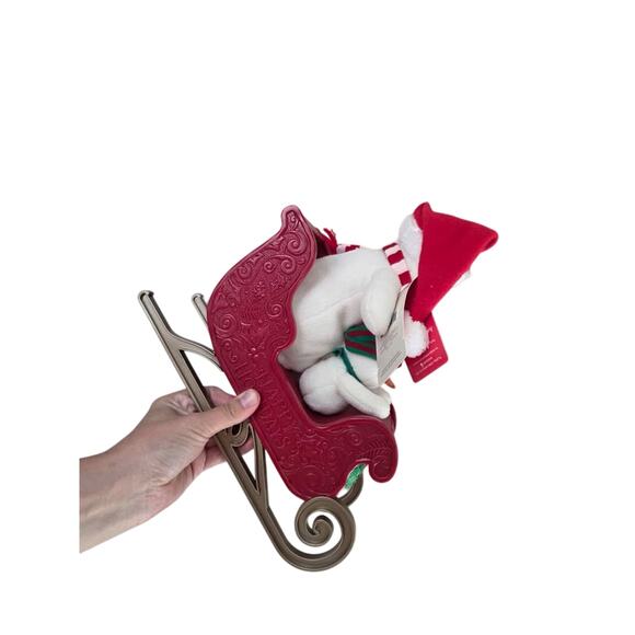 2016 Hallmark Jingle Pals TWINKLING SLEIGH RIDE Snowman * New W/ Tags * - Picture 6 of 7